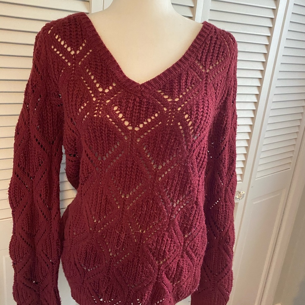 red sweater